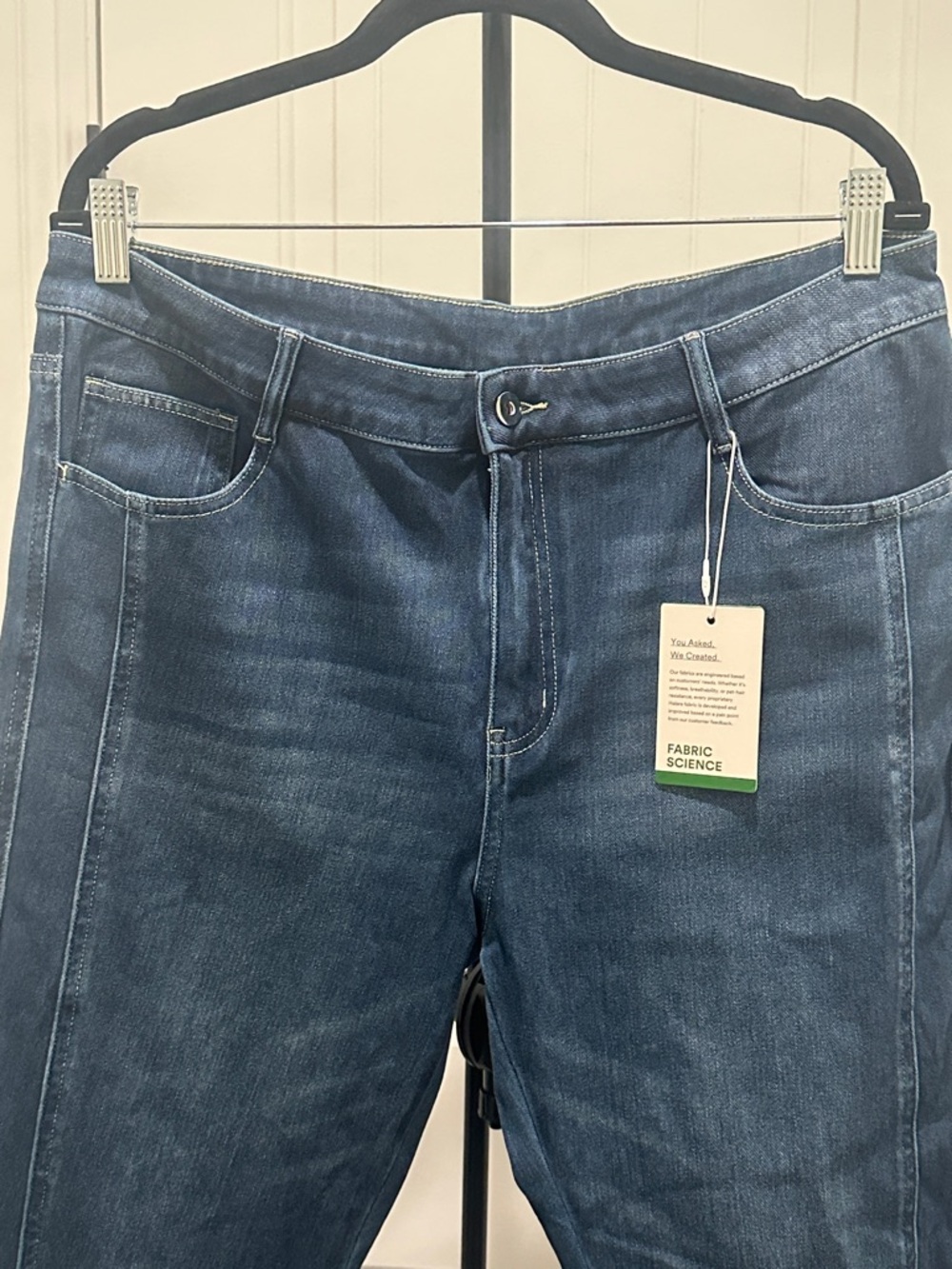 Halara Flex Denim Casual Skinny Jean Style 02677449 Stretch Med Light Wash Sz 16 - Picture 11 of 15